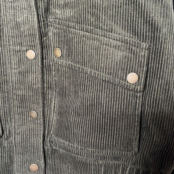 ALTAR'D STATE Sophie Cord Sherpa Trim Jacket Size S NWT - Picture 5 of 10